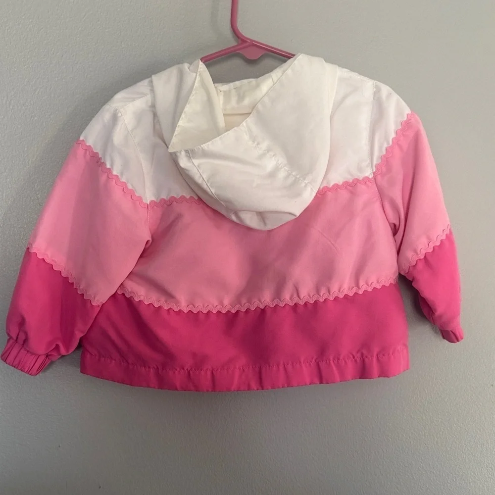 Pink and White Floral Izzi’s Kids Hooded Jacket